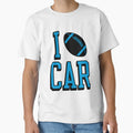 I Love Car Football White T-Shirt - Streetwear Style Unisex - T-Shirt, Sweatshirt, Hoodie