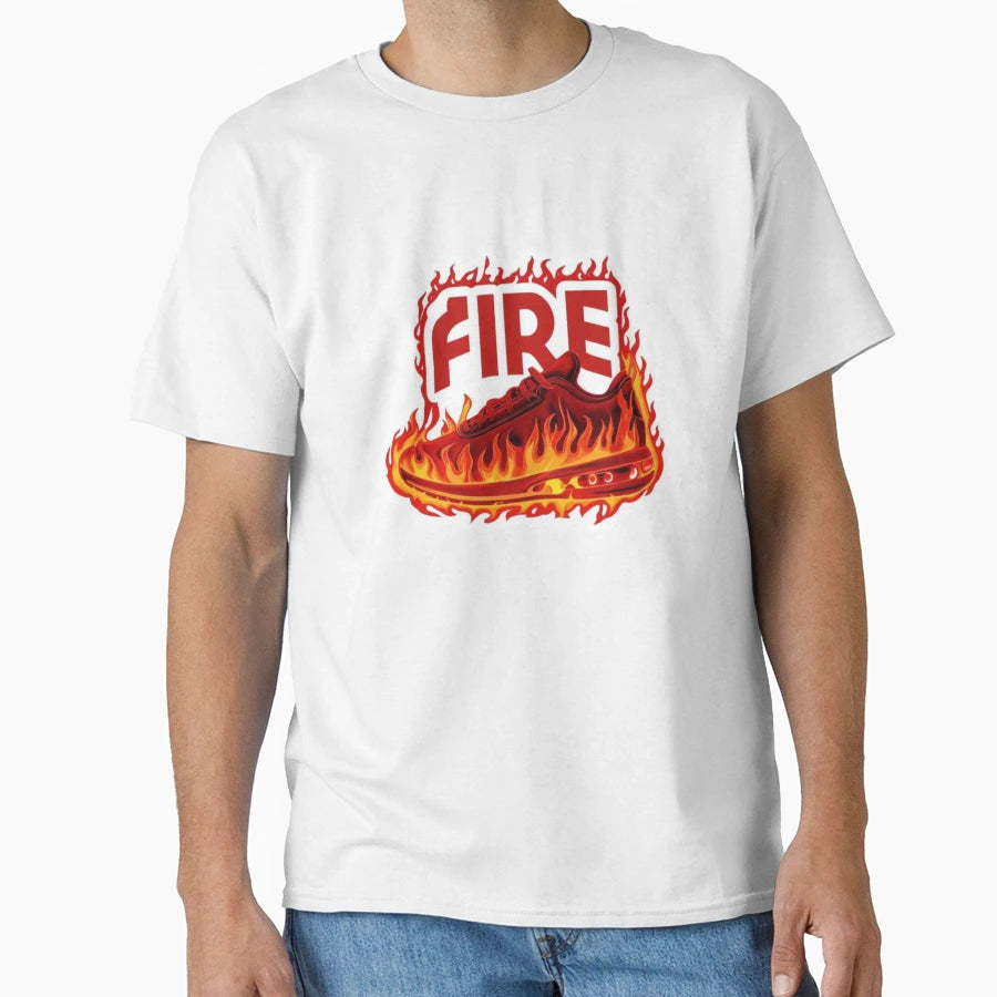 Fire Sneaker Blazing Street Energy T-Shirt - Streetwear Style Unisex - T-Shirt, Sweatshirt, Hoodie