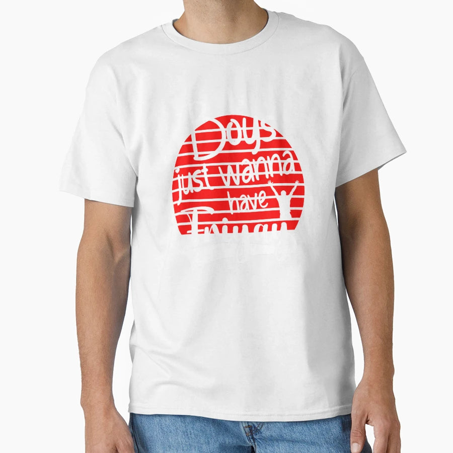 Friyay Friday Best Day Finally T-Shirt - Minimalist Print for Adults - T-Shirt, Sweatshirt, Hoodie