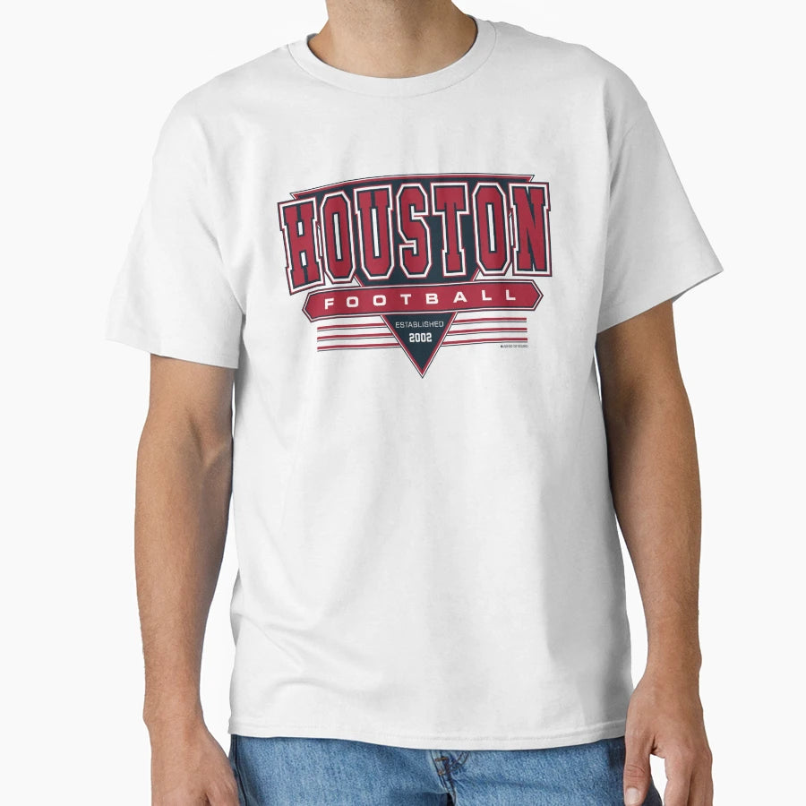 Houston Football Texans Inspired 90S T-Shirt - Unique Graphic Unisex - T-Shirt, Sweatshirt, Hoodie