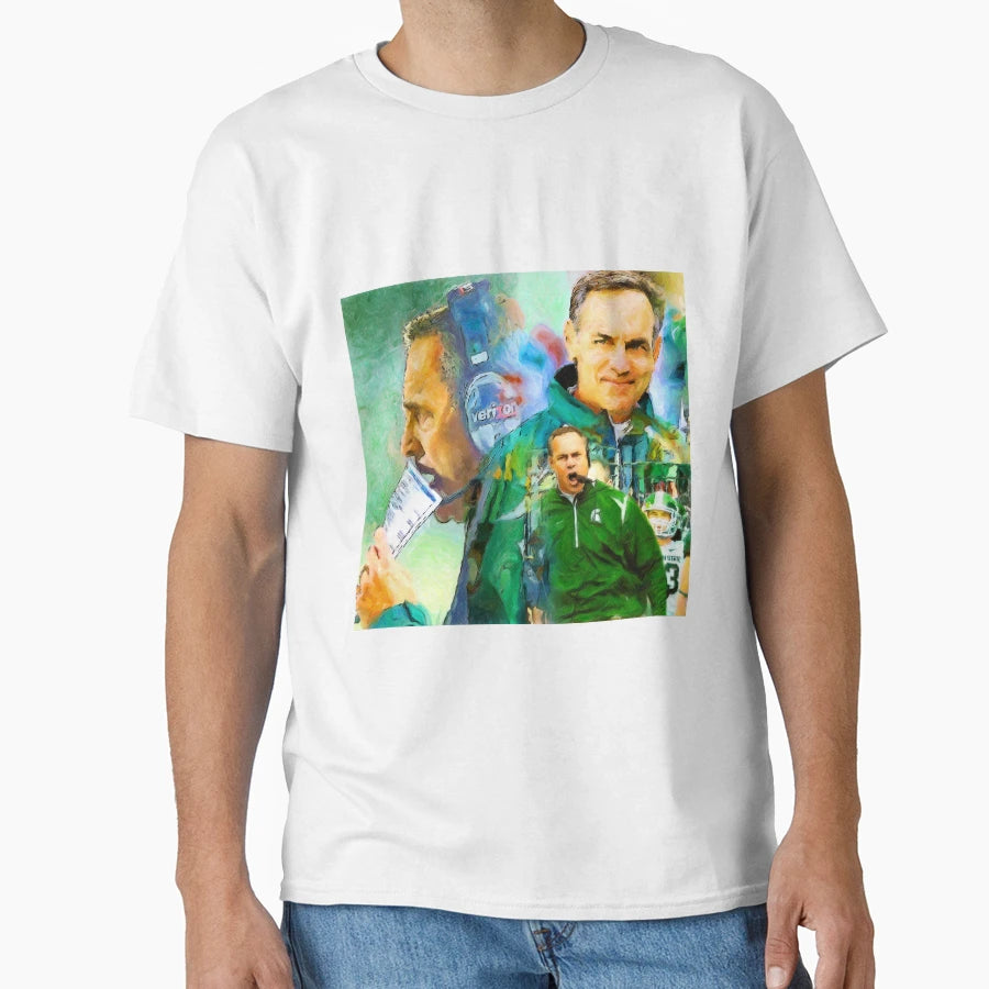 Coach Mark Dantonio T-Shirt - Unique Graphic for Adults - T-Shirt, Sweatshirt, Hoodie
