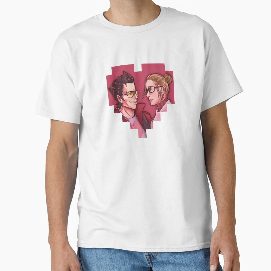 Nmh3 Travis Sylvia Valentine T-Shirt - Custom Art Print Unisex - T-Shirt, Sweatshirt, Hoodie