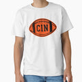 Cincinnati Throwback Football T-Shirt - Unique Graphic for Adults - T-Shirt, Sweatshirt, Hoodie