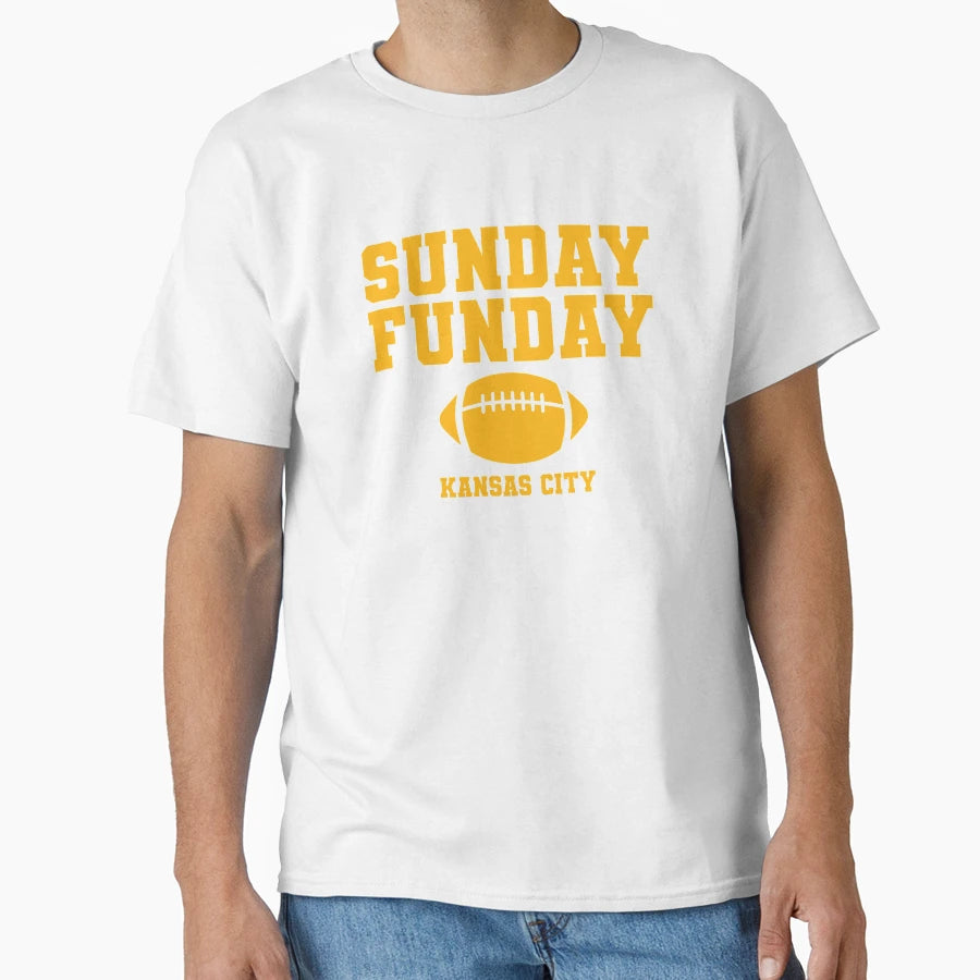 Sunday Funday Kansas City T-Shirt - Unique Graphic for Adults - T-Shirt, Sweatshirt, Hoodie