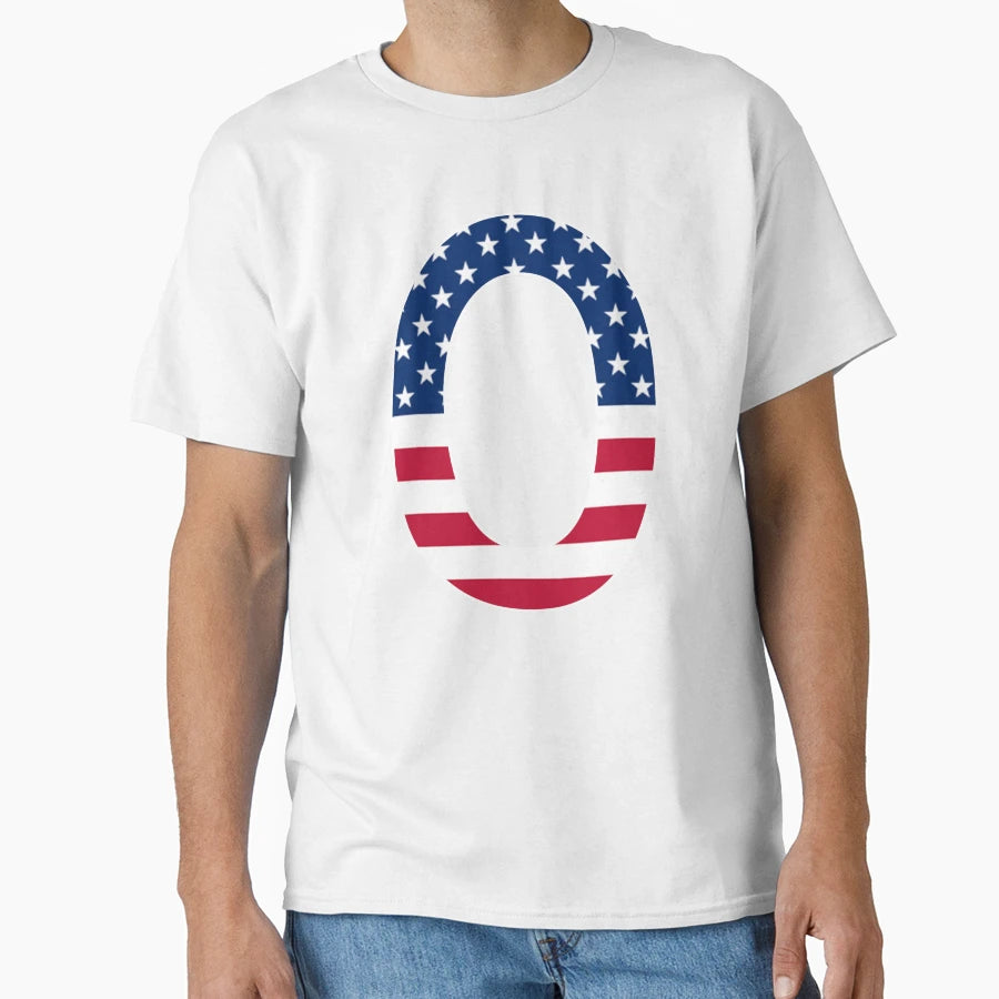 Number 0 American Flag Gift T-Shirt - Casual Everyday Wear Men Women - T-Shirt, Sweatshirt, Hoodie