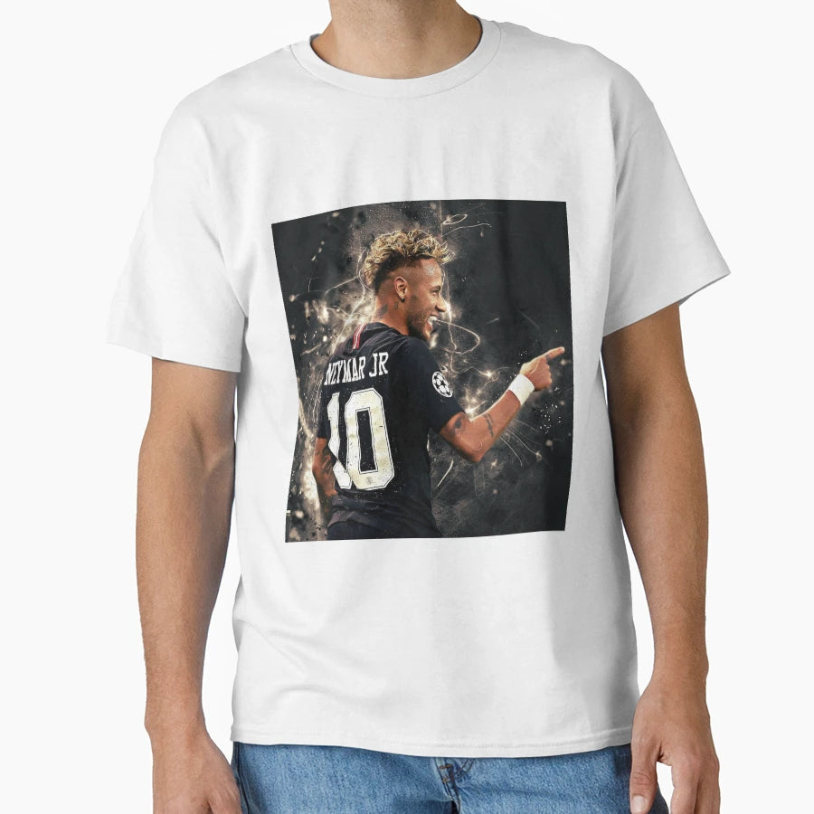 Neymar Art T-Shirt - Casual Everyday Wear for Adults - T-Shirt, Sweatshirt, Hoodie