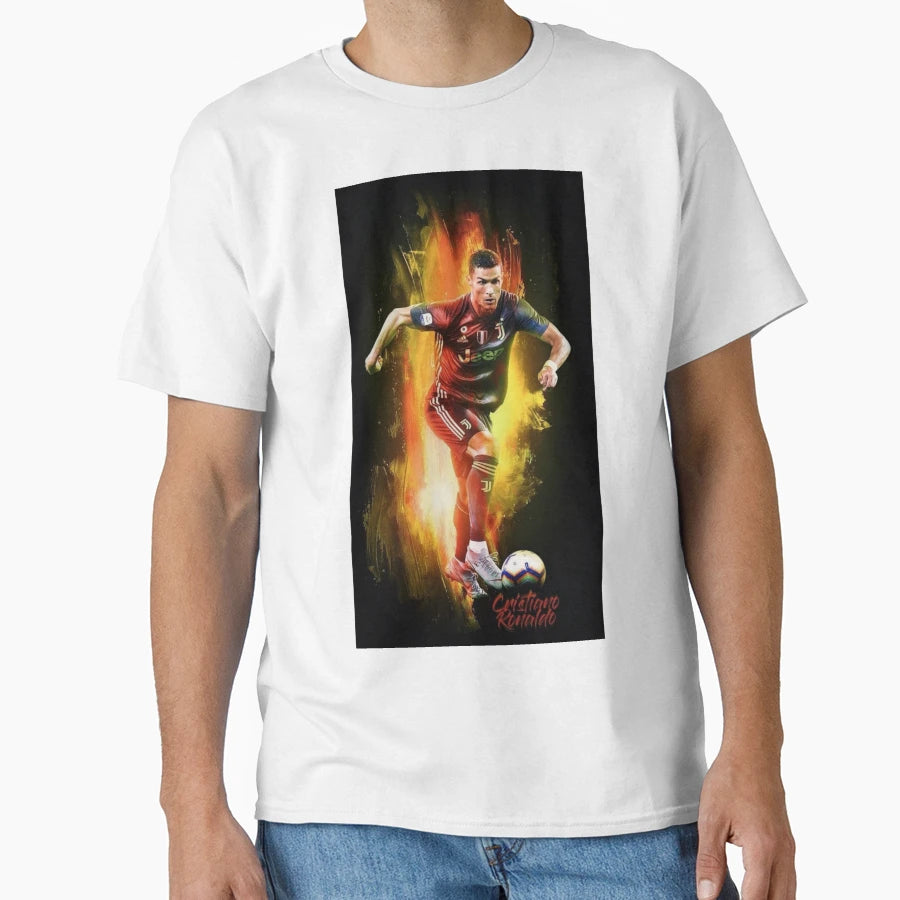 Ronaldo Wallpaper T-Shirt - Novelty Apparel Unisex - T-Shirt, Sweatshirt, Hoodie