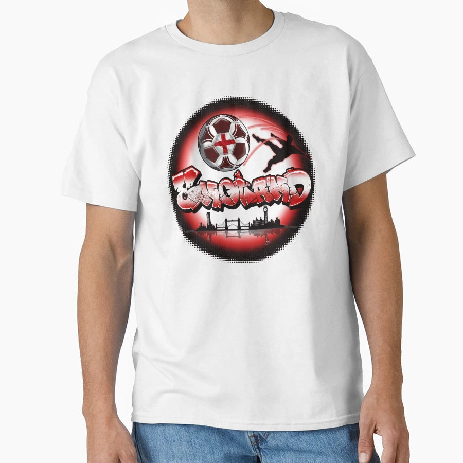 England Futbol T-Shirt - Aesthetic Graphic for Adults - T-Shirt, Sweatshirt, Hoodie