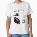 Black Watercolor Football Pack T-Shirt - Aesthetic Graphic Unisex - T-Shirt, Sweatshirt, Hoodie