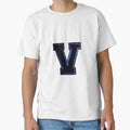 V Varsity Letter T-Shirt - Trendy Graphic Unisex - T-Shirt, Sweatshirt, Hoodie