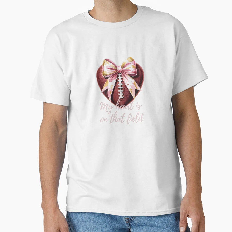 My Heart Is That Field T-Shirt - Fun Novelty Design for Adults - T-Shirt, Sweatshirt, Hoodie