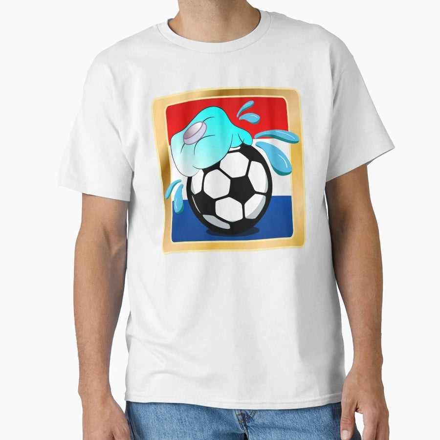 Netherlands Holland Football T-Shirt - Custom Art Print Unisex - T-Shirt, Sweatshirt, Hoodie