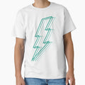 Teal Lightning T-Shirt - Streetwear Style for Adults - T-Shirt, Sweatshirt, Hoodie