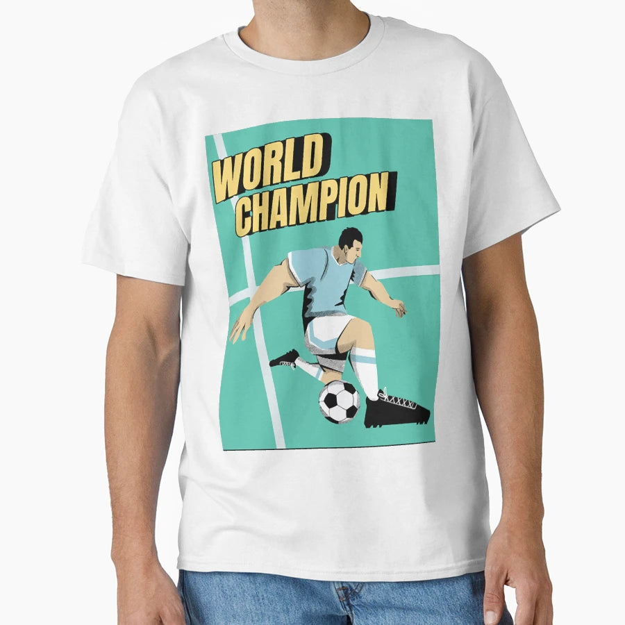 World Champion Soccer T-Shirt - Trendy Graphic for Adults - T-Shirt, Sweatshirt, Hoodie