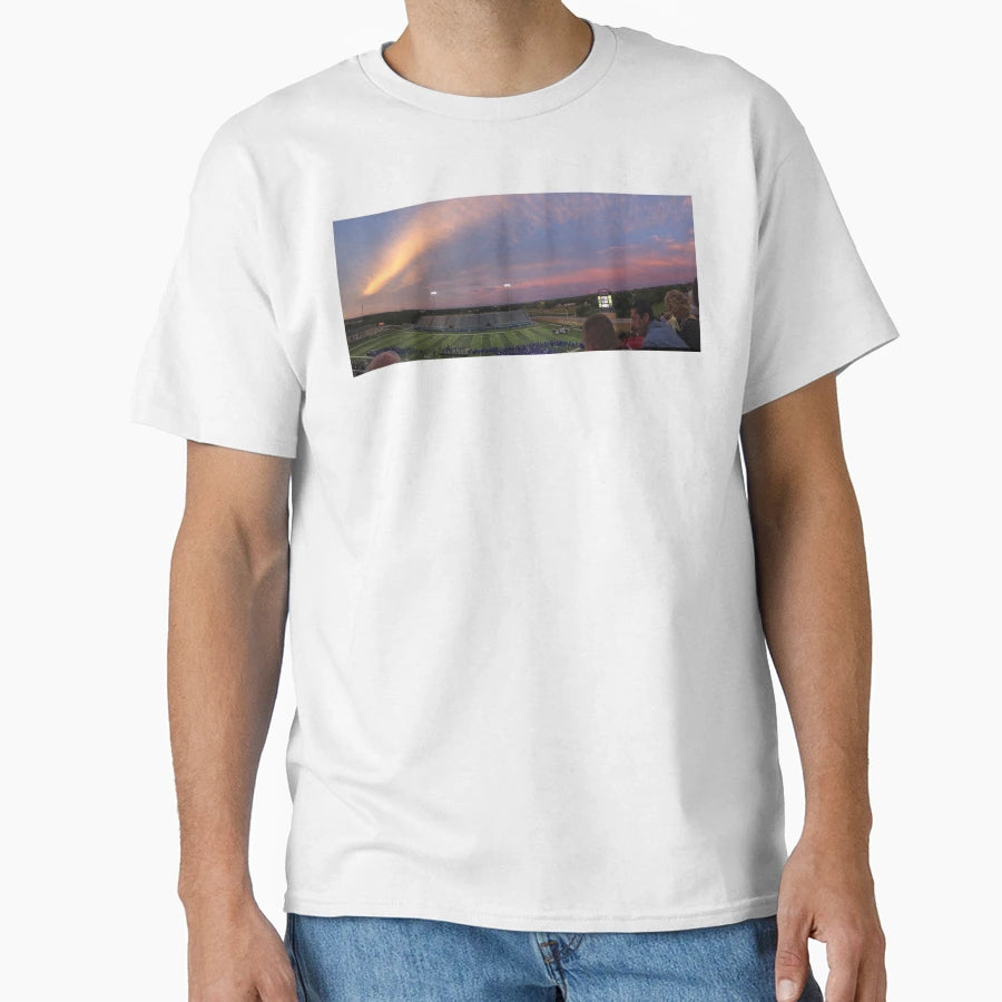 Sunset Over Georgetown Graduation T-Shirt - Fun Novelty Design for Adults - T-Shirt, Sweatshirt, Hoodie