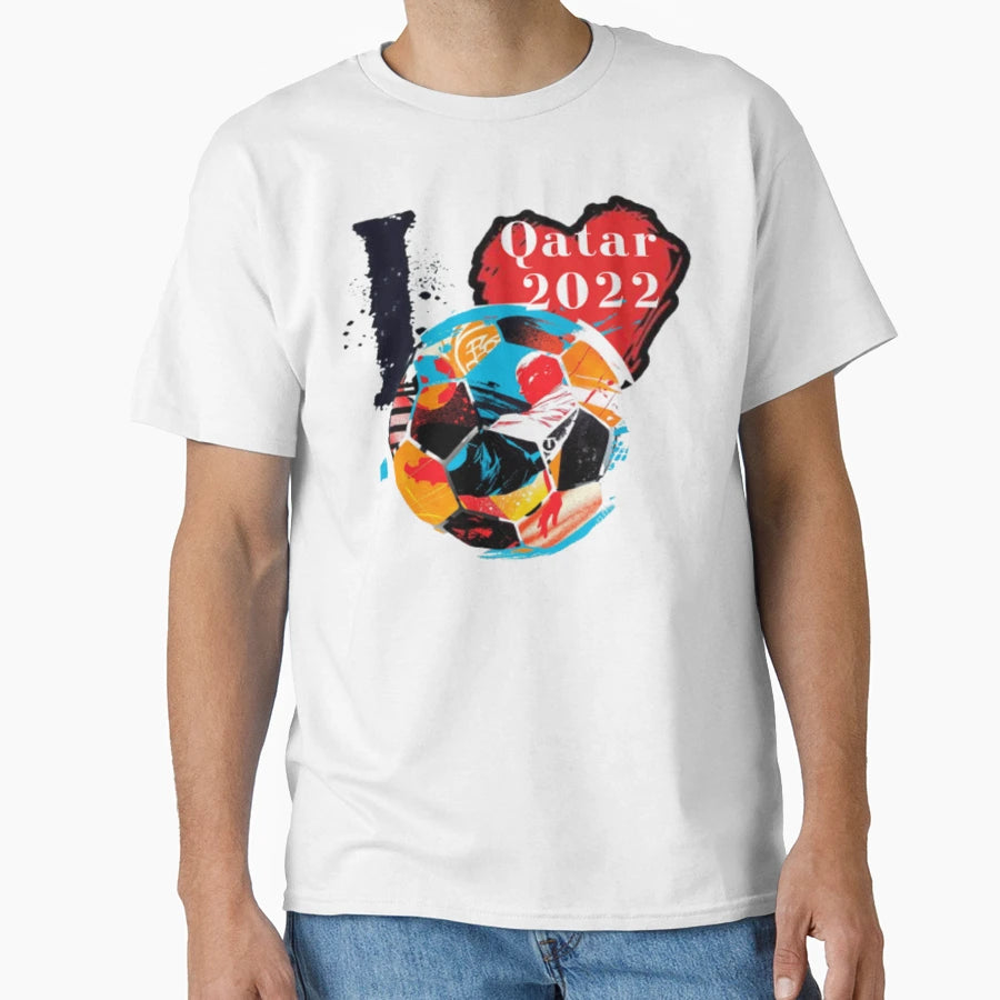 I Love Qatar 2022 T-Shirt - Streetwear Style Men Women - T-Shirt, Sweatshirt, Hoodie