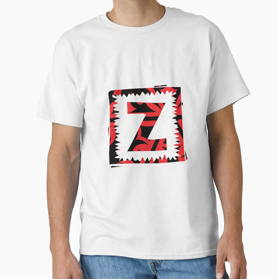 Alphabets Doodle Jagged Color Zmycyc 1 T-Shirt - Graphic Print Men Women - T-Shirt, Sweatshirt, Hoodie