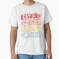 Eat Sleep 3X3 Basketball Repeat T-Shirt - Casual Everyday Wear Unisex - T-Shirt, Sweatshirt, Hoodie