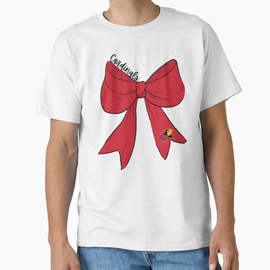 Cardinals Bow T-Shirt - Minimalist Print Unisex - T-Shirt, Sweatshirt, Hoodie