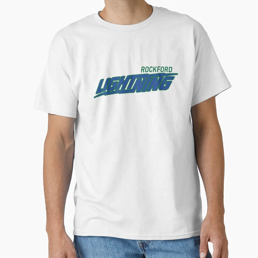 Rockford Lightning Script T-Shirt - Streetwear Style Unisex - T-Shirt, Sweatshirt, Hoodie