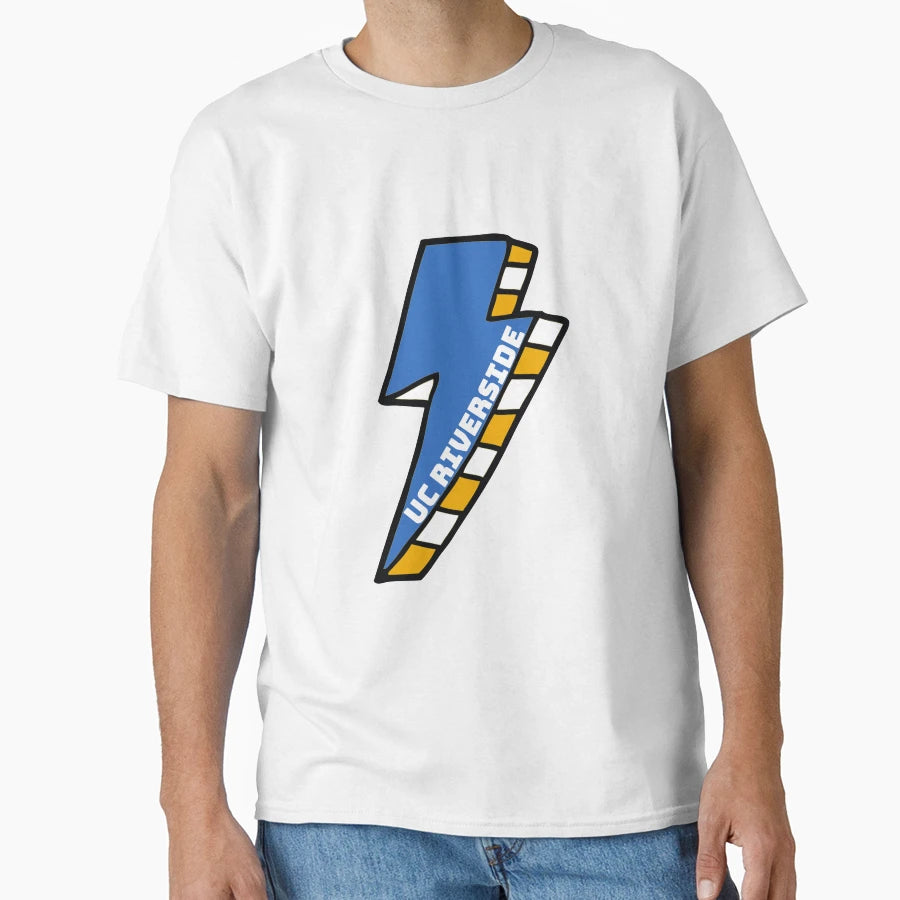 Uc Riverside Lightning Bolt T-Shirt - Custom Art Print Unisex - T-Shirt, Sweatshirt, Hoodie