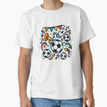 Cartoon Football Celebration Joyful T-Shirt - Novelty Apparel Men Women - T-Shirt, Sweatshirt, Hoodie