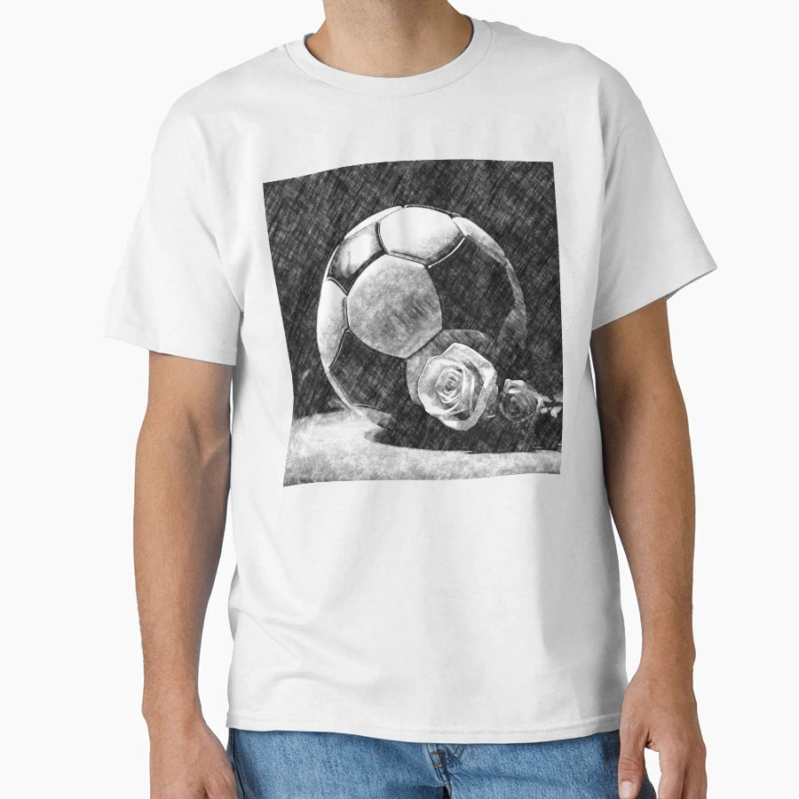 Charcoal Ball Football Lovers T-Shirt - Streetwear Style Unisex - T-Shirt, Sweatshirt, Hoodie