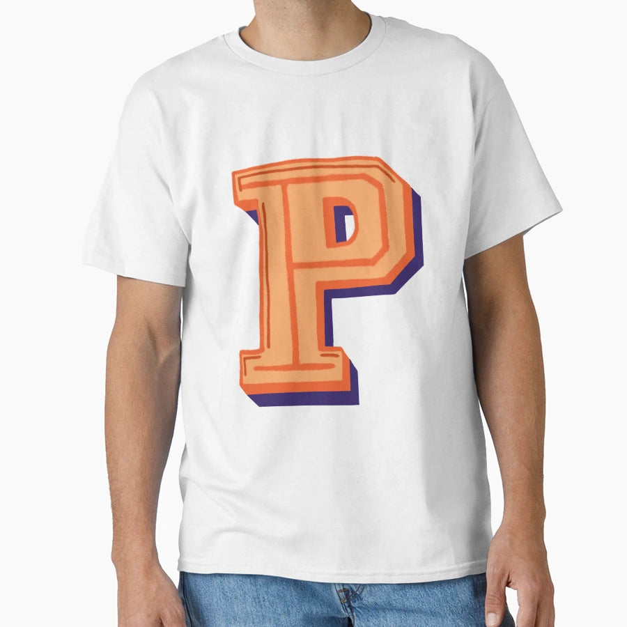 Letter P T-Shirt - Minimalist Print Unisex - T-Shirt, Sweatshirt, Hoodie