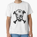 Soccer Skull T-Shirt - Aesthetic Graphic for Adults - T-Shirt, Sweatshirt, Hoodie