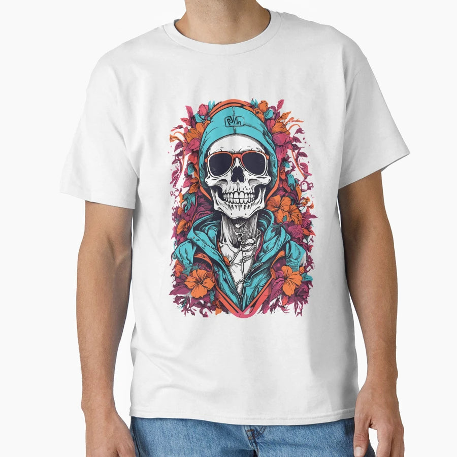 Best Preppy Skeleton T-Shirt - Custom Art Print Unisex - T-Shirt, Sweatshirt, Hoodie