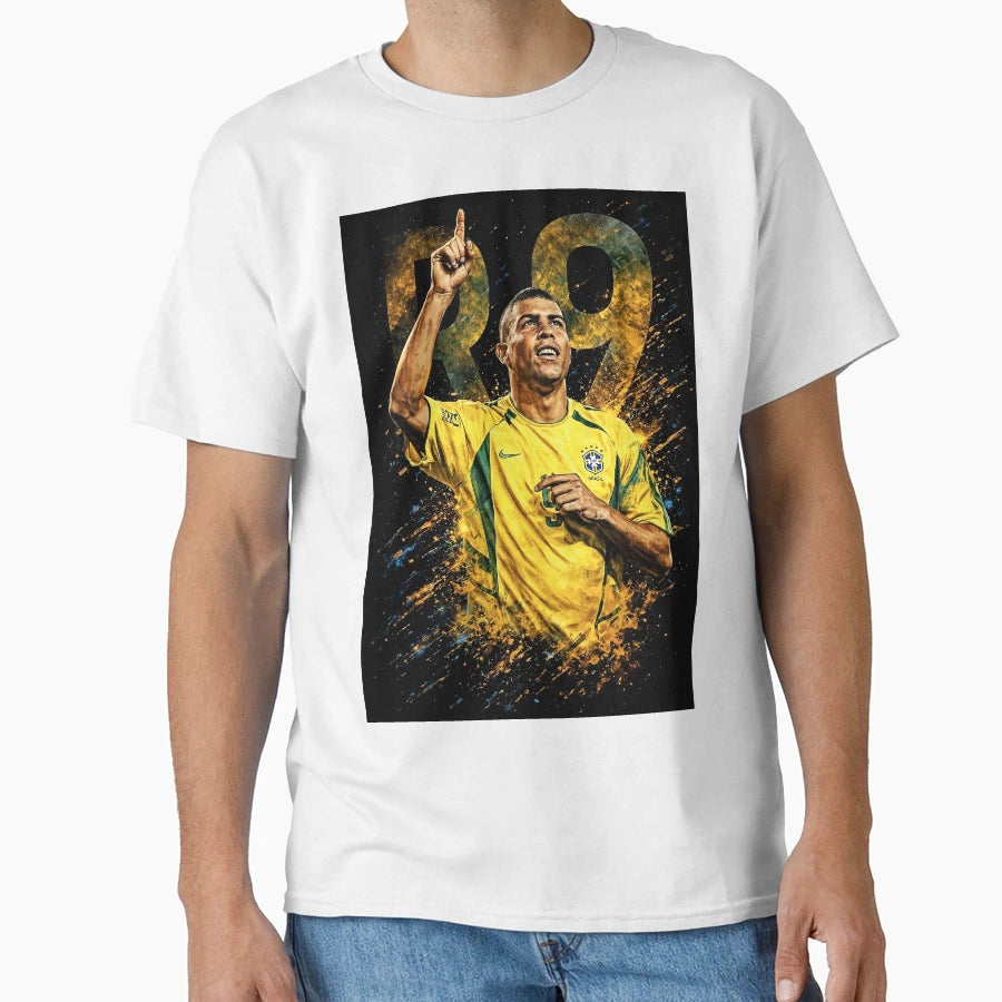 R9 Ronaldo Football Legend T-Shirt - Fun Novelty Design Unisex - T-Shirt, Sweatshirt, Hoodie