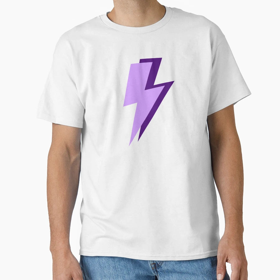 Purple Lightning Bolts T-Shirt - Fun Novelty Design Unisex - T-Shirt, Sweatshirt, Hoodie