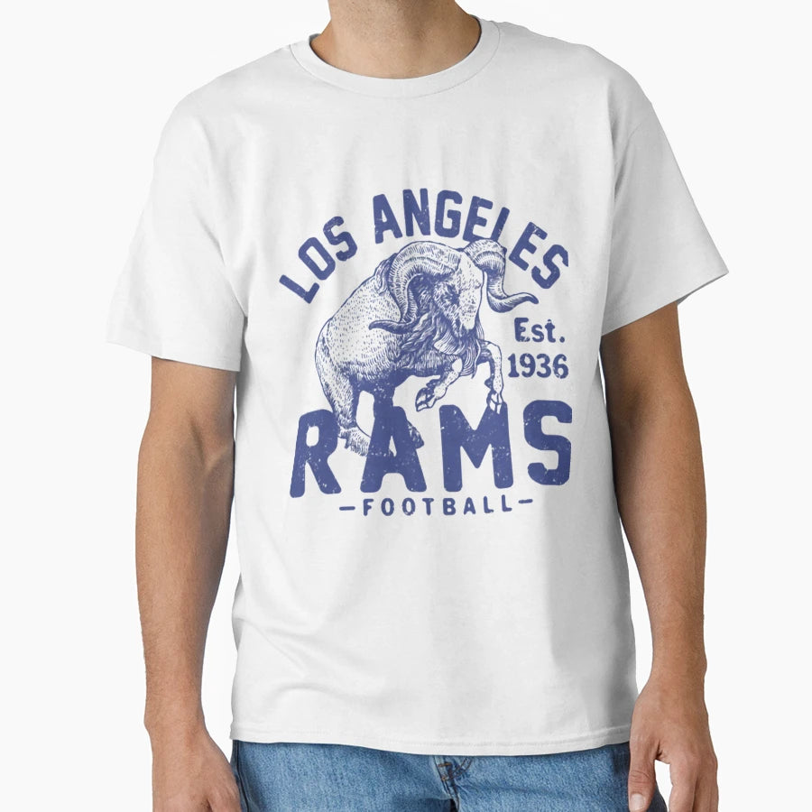 Football Los Angeles Rams T-Shirt - Fun Novelty Design for Adults - T-Shirt, Sweatshirt, Hoodie