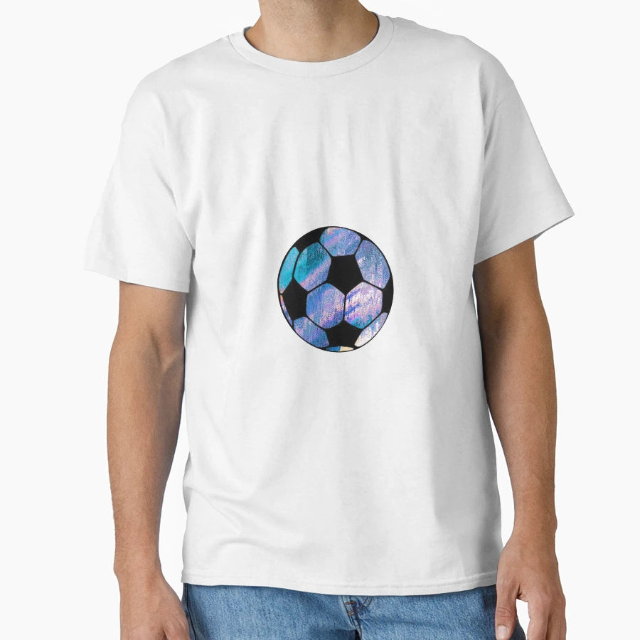 Watercolor Soccer Ball T-Shirt - Novelty Apparel for Adults - T-Shirt, Sweatshirt, Hoodie