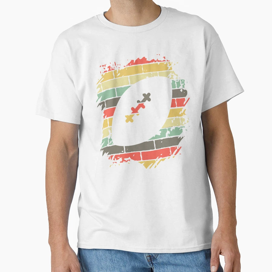 Football Brick Wall T-Shirt - Trendy Graphic Men Women - T-Shirt, Sweatshirt, Hoodie