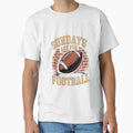 Sundays Are Football Gridiron T-Shirt - Unique Graphic Men Women - T-Shirt, Sweatshirt, Hoodie