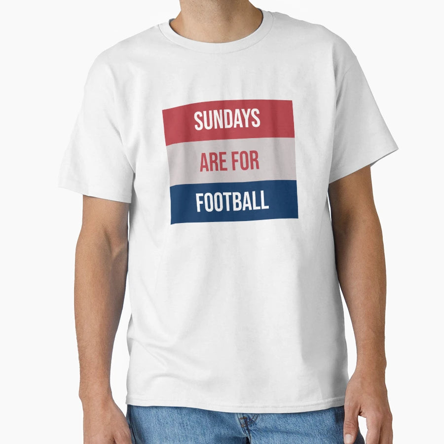 Sundays Are Football T-Shirt - Aesthetic Graphic Men Women - T-Shirt, Sweatshirt, Hoodie