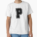 Letter P T-Shirt - Novelty Apparel Men Women - T-Shirt, Sweatshirt, Hoodie
