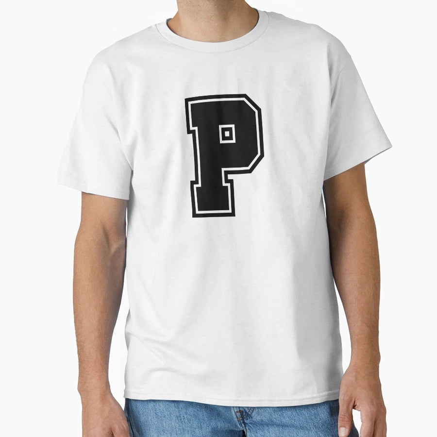 Letter P T-Shirt - Novelty Apparel Men Women - T-Shirt, Sweatshirt, Hoodie