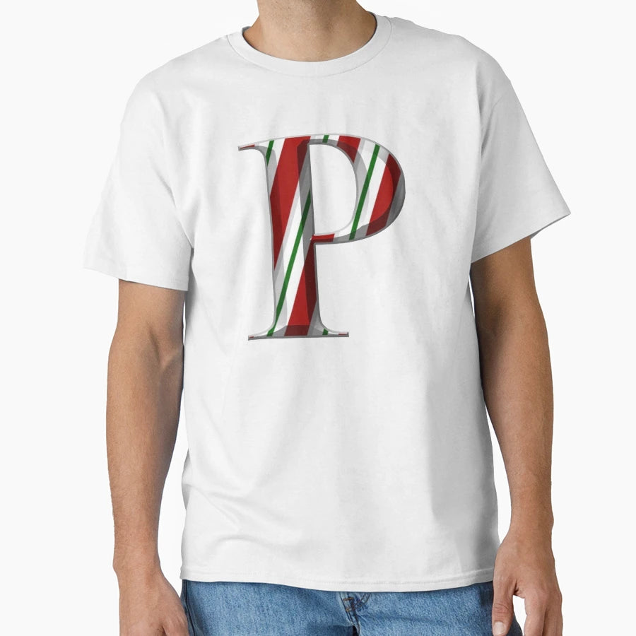 Monogram Letter P T-Shirt - Custom Art Print for Adults - T-Shirt, Sweatshirt, Hoodie