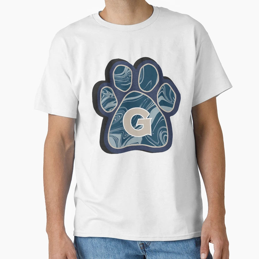 Georgetown Paw T-Shirt - Minimalist Print for Adults - T-Shirt, Sweatshirt, Hoodie