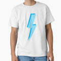 Preppy Blue Lightning Bold T-Shirt - Casual Everyday Wear Unisex - T-Shirt, Sweatshirt, Hoodie