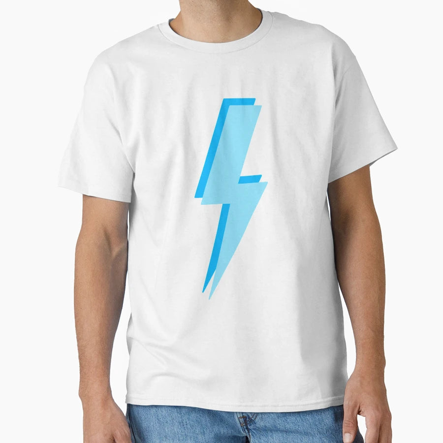 Preppy Blue Lightning Bold T-Shirt - Casual Everyday Wear Unisex - T-Shirt, Sweatshirt, Hoodie