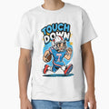 Cartoon American Football Player T-Shirt - Custom Art Print for Adults - T-Shirt, Sweatshirt, Hoodie