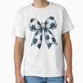Soccer Ball Patterned Bow Athletic T-Shirt - Minimalist Print for Adults - T-Shirt, Sweatshirt, Hoodie