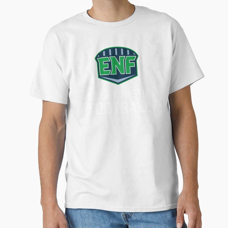 Every Night Football Primary Lockup T-Shirt - Fun Novelty Design for Adults - T-Shirt, Sweatshirt, Hoodie