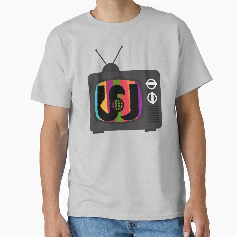 Watcher Logo Tv Static T-Shirt - Aesthetic Graphic Men Women - T-Shirt, Sweatshirt, Hoodie