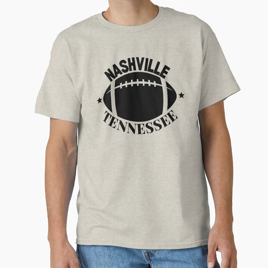 Nashville Tennessee Football T-Shirt - Trendy Graphic Unisex - T-Shirt, Sweatshirt, Hoodie