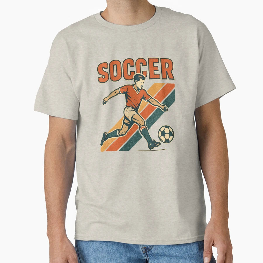 Soccer Action Flash T-Shirt - Aesthetic Graphic Unisex - T-Shirt, Sweatshirt, Hoodie