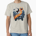 Fifa Soccer Gaming Fire Playstation Art T-Shirt - Custom Art Print Unisex - T-Shirt, Sweatshirt, Hoodie